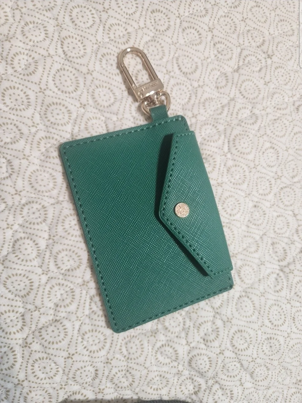 ANNE KLEIN Card Case Wallet Key Chain Holder Money Small Travel Mini